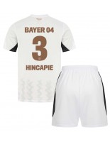 Bayer Leverkusen Piero Hincapie #3 Venkovní dres pro děti 2024-25 Krátký Rukáv (+ trenýrky)